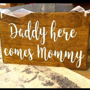 Wedding sign